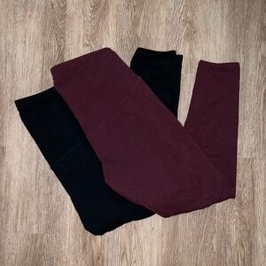 Fleece, maternity leggings